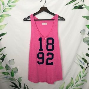 Abercrombie & Fitch Pink Tank Top 1892 Large